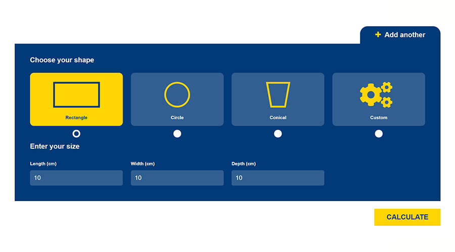 enter pot size in our compost calculator to estimate the amount of compost required